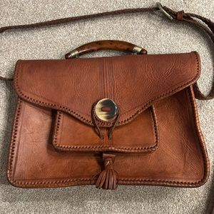 Four Winds Leather Messenger Bag